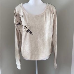NEW Embellished Sweatshirt XS